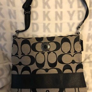 Coach Signature Stripe bag